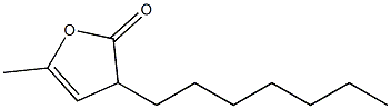 3-HEPTYL-5-METHYL-2(3H)-FURANONE 结构式