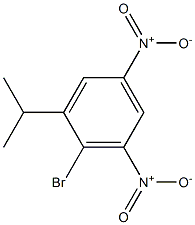 2-ISOPROPYL-4,6-DINITROBROMOBENZENE 结构式