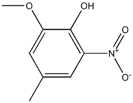 6-NITRO-4-METHYLGUAIACOL 结构式