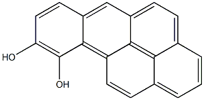 9,10-DIHYDROXYBENZO(A)PYRENE 结构式