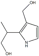 1-METHYL-2-HYDROXYETHYL-3-HYDROXY-METHYLPYRROLE 结构式