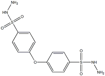 PARA,PARA'-OXYBIS(BENZENESULPHONYLHYDRAZIDE) 结构式