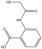 N-(MERCAPTOACETYL)-ANTHRANILICACID 结构式