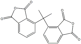 ISOPROPYLIDENEBIS(PHTHALICANHYDRIDE) 结构式