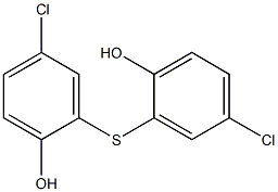 DI-(2-HYDROXY-5-CHLOROPHENYL)SULPHIDE 结构式