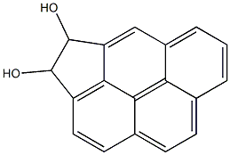 3,4-DIHYDROCYCLOPENTA(CD)PYRENE-3,4-DIOL 结构式
