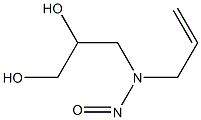 NITROSOALLYL-2,3-DIHYDROXYPROPYLAMINE 结构式