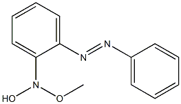 METHOXYHYDROXYAMINOAZOBENZENE 结构式