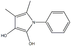 1-PHENYL-5-METHYL-2,3-BISHYDROXY-METHYLPYRROLE 结构式