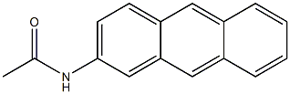 2-ACETYLAMINOANTHRACENE 结构式