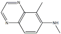 5-METHYL-6-METHYLAMINOQUINOXALINE 结构式