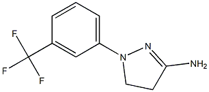 3-AMINO-1-((META-TRIFLUOROMETHYL)PHENYL)-2-PYRAZOLINE 结构式