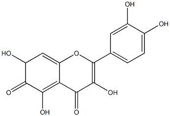 3,3',4',5,7-PENTAHYDROXYFLAVONONE 结构式