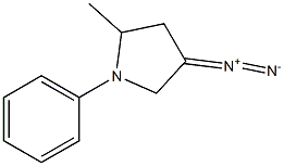 4-DIAZO-2-METHYLPYRROLIDINOBENZENE 结构式