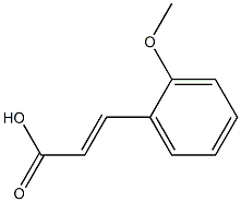 ORTHO-METHOXYCINNAMICACID 结构式