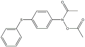 4-ACETOXY-ACETYLAMINO-DIPHENYLTHIOETHER 结构式