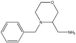 (4-Benzylmorpholin-3-yl)methylamine 结构式