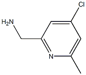 (4-Chloro-6-methylpyridin-2-yl)methylamine 结构式