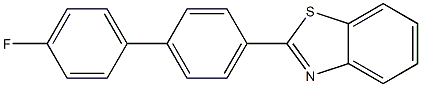 2-(4'-Flouro-biphenyl-4-yl)-benzothiazole 结构式