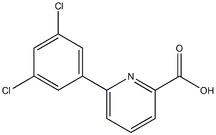6-(3,5-Dichlorophenyl)-picolinic acid 结构式