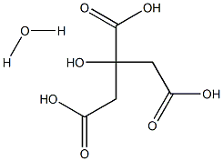 Citric acid, Monohydrate analytical grade 结构式
