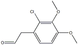 2-Chloro-3,4-dimethoxyphenylacetaldehyde 结构式