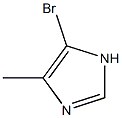 4-甲基-5-溴咪唑 结构式