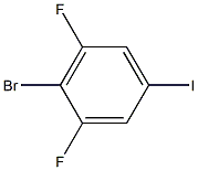 3,5-difluoro-4-bromo-1-iodiobenzene 结构式