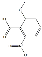 2-甲氧基-6-硝基苯甲酸 结构式