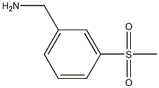 3-Methansulfonylbenzylamine 结构式