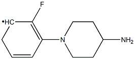 (4-Amino-piperidin-1-yl)-(2-fluoro-phenyl)- 结构式