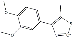 [4-(3,4-Dimethoxy-phenyl)-5-methyl-thiazol-2-yl]- 结构式