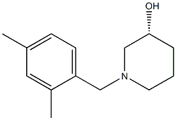 (3R)-1-(2,4-dimethylbenzyl)piperidin-3-ol 结构式