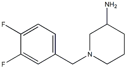 1-(3,4-difluorobenzyl)piperidin-3-amine 结构式