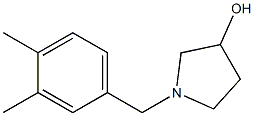 1-(3,4-dimethylbenzyl)pyrrolidin-3-ol 结构式