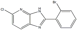 2-(2-bromophenyl)-5-chloro-3H-imidazo[4,5-b]pyridine 结构式