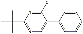 2-tert-butyl-4-chloro-5-phenylpyrimidine 结构式