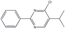 4-chloro-5-(1-methylethyl)-2-phenylpyrimidine 结构式