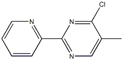 4-chloro-5-methyl-2-pyridin-2-ylpyrimidine 结构式