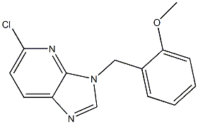 5-chloro-3-(2-methoxybenzyl)-3H-imidazo[4,5-b]pyridine 结构式