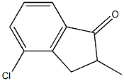 4-chloro 2-methyl indanone 结构式