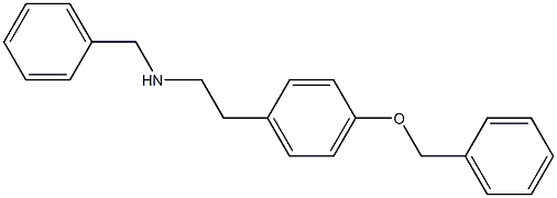 N-Benzyl-4-benzyloxy phenethylamine 结构式