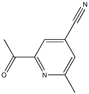 2-乙酰基-6-甲基异烟腈 结构式