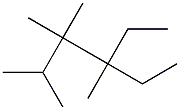 2,3,3,4-tetramethyl-4-ethylhexane 结构式