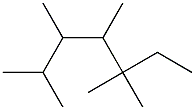 2,3,4,5,5-pentamethylheptane 结构式