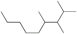 2,3,4-trimethylnonane 结构式