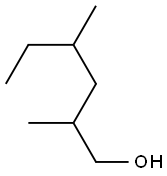 2,4-dimethyl-1-hexanol 结构式