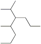 4-methyl-5-isopropyloctane 结构式