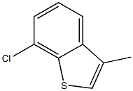 3-METHYL-7-CHLOROBENZOTHIOPHENE 结构式