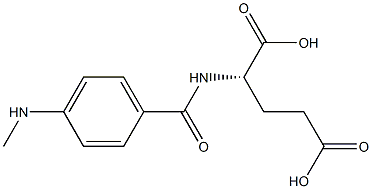 P-METHYLAMINOBENZOYL-L-GLUTAMIC ACID 结构式